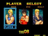 une photo d'Ã©cran de Burning Fight sur SNK Neo Geo